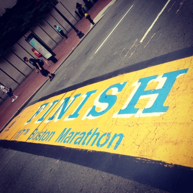 177th Boston Marathon Finish Line